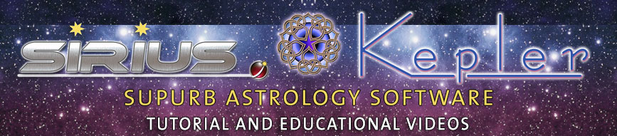 Sirius and Kepler SOFTWARE EDUCATION VIDEOS